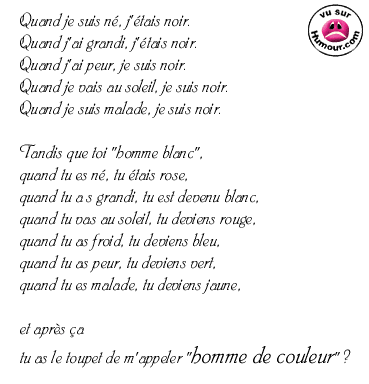 Etre fier de ce que l'on est